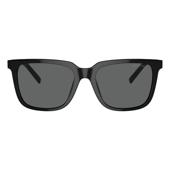 New A3086Z New GIORGIO ARMANI Black Square AR8202U 587587 Sunglasses Women Women - Picture 2 of 6